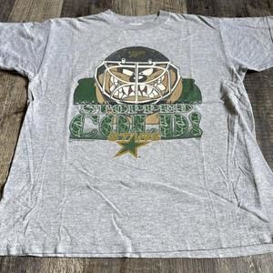 Dallas Stars Taz Looney Tunes Stopped Cold  1995 Nhl Hockey Shirt